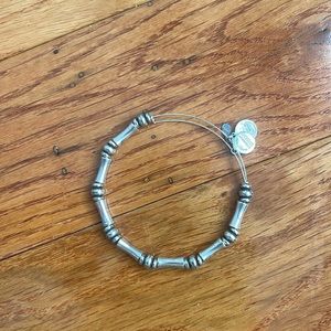 Alex and ani, beaded silver